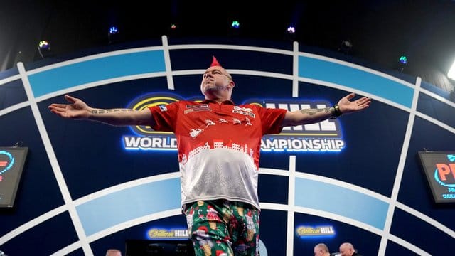 Will bei der Darts-WM ins Halbfinale: Peter Wright.