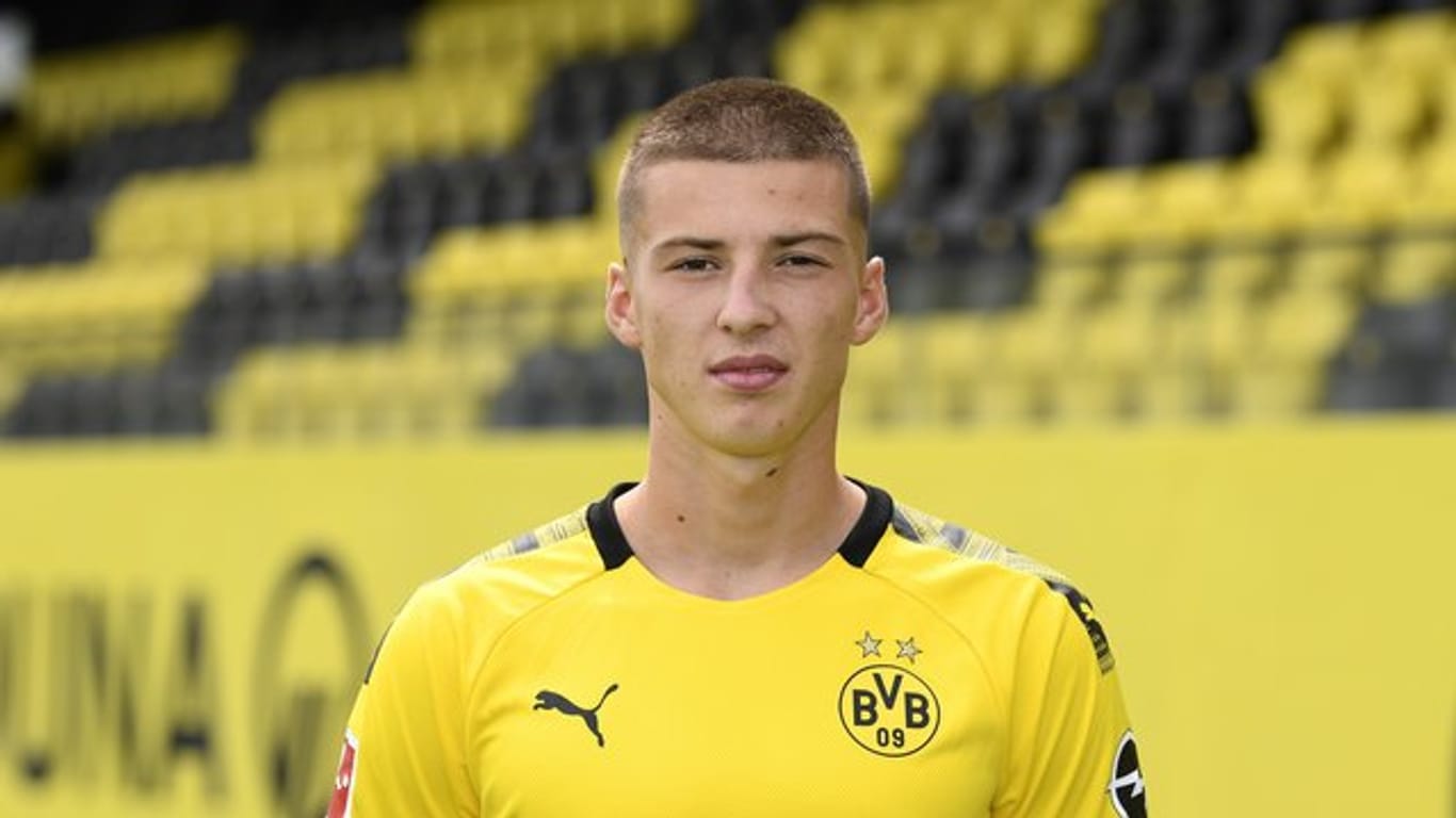 Stark beim Fußball-Darts: Dortmunds Tobias Raschl.