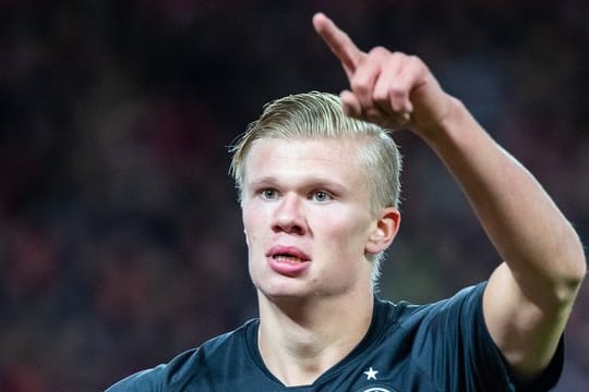 Erling Haaland steht noch bei Red Bull Salzburg unter Vertrag.
