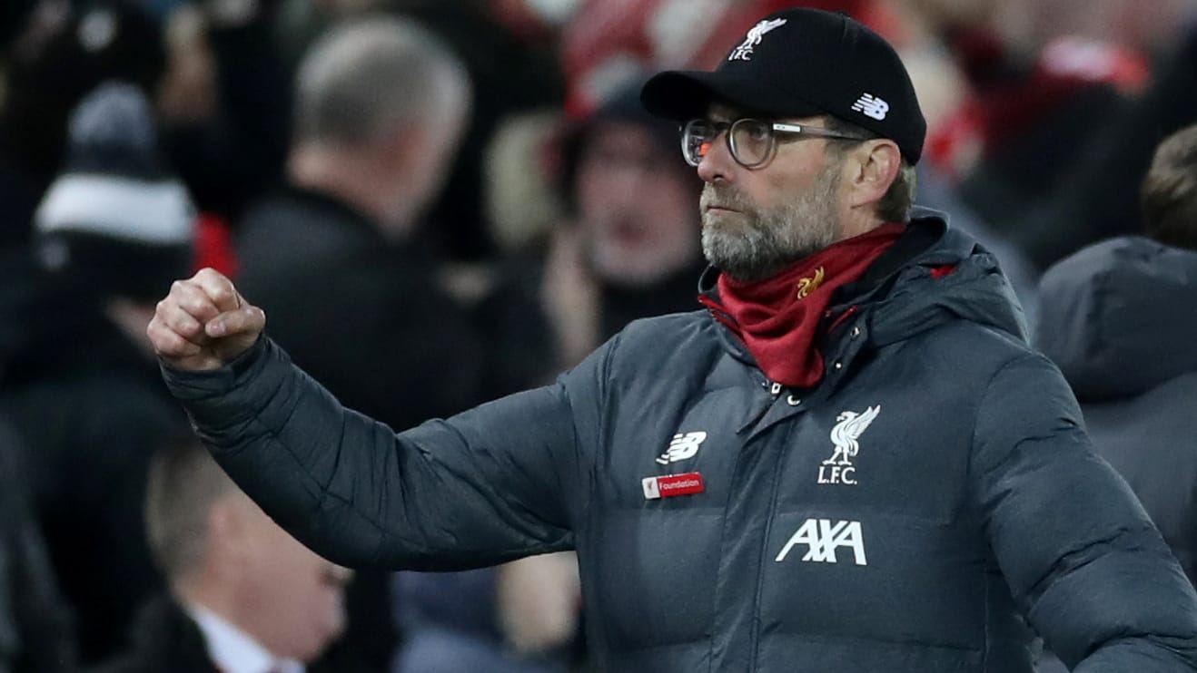 Jürgen Klopp feierte mit dem FC Liverpool den nächsten Sieg Jürgen Klopp feierte mit dem FC Liverpool den nächsten Sieg