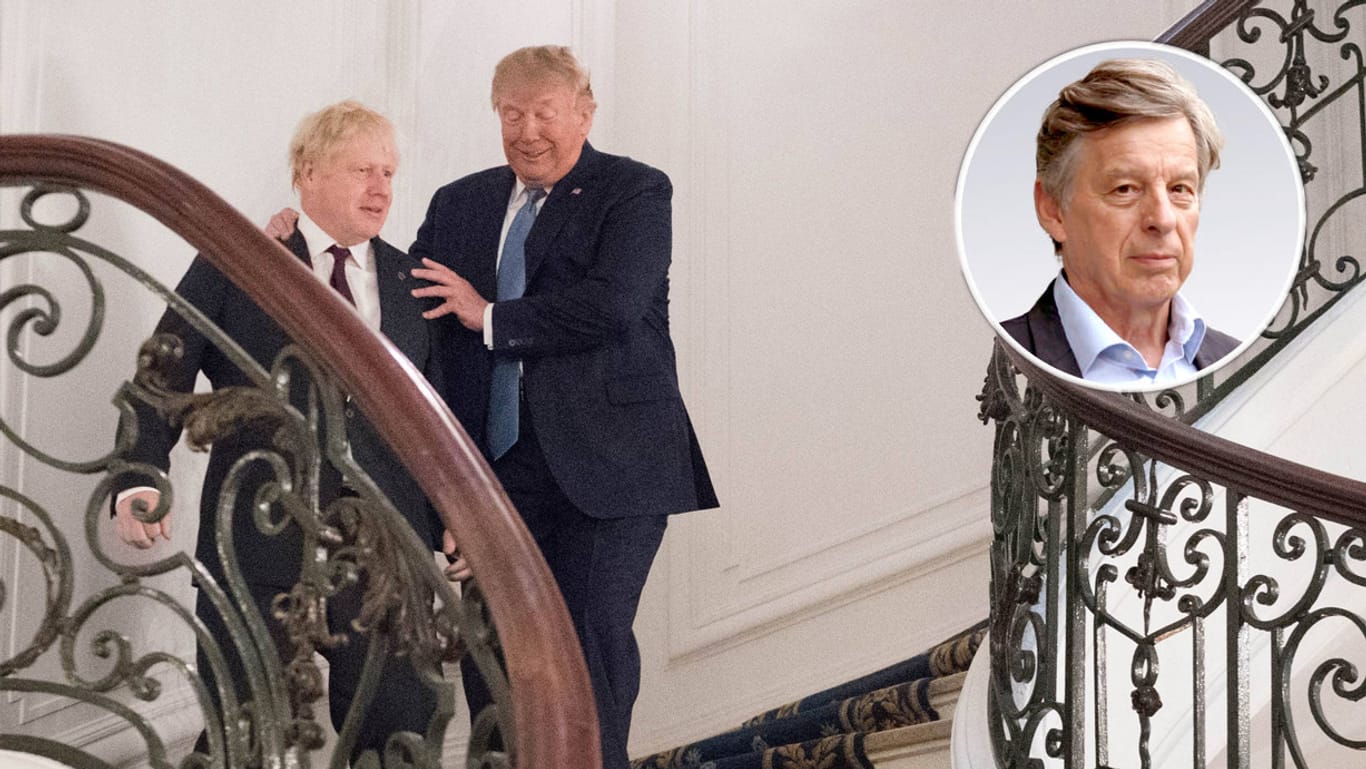 US-Präsident Donald Trump und der britische Premier Boris Johnson: Ihre politische Zukunft könnte unterschiedlicher nicht sein, glaubt unser Kolumnist.
