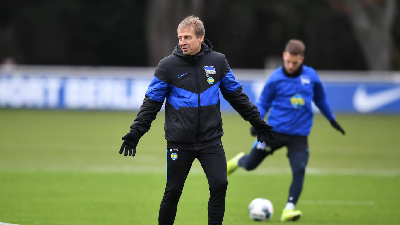 Möchte den Aufwärtstrend mit der Hertha fortsetzen: Trainer Jürgen Klinsmann.