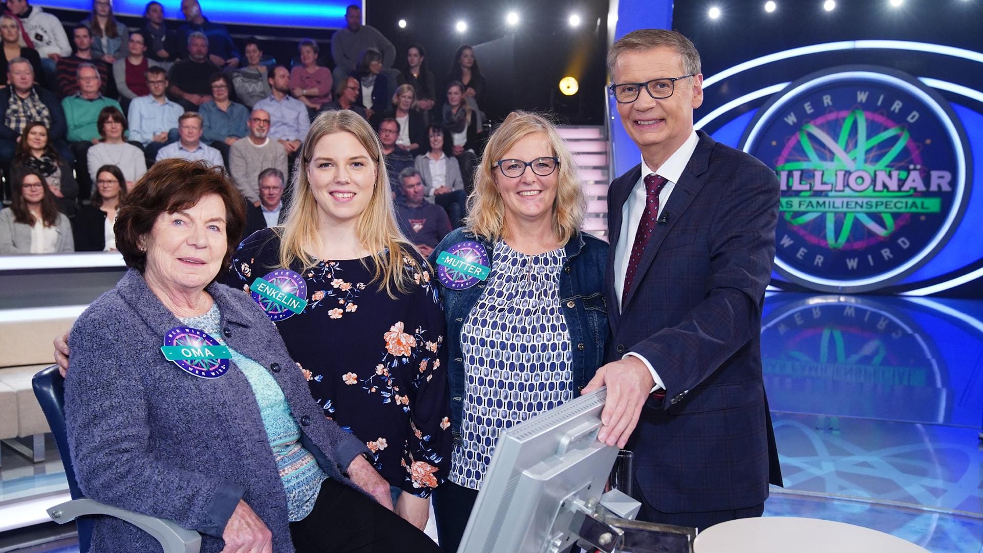 Carolin Gebhardt aus Nordhessen kam mit Mama und Oma in die beliebte Familienshow.