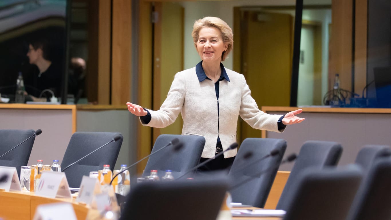 Ursula von der Leyen wurde im Jahr 2019 die erste EU-Kommissionspräsidentin.