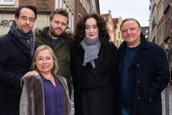 Das Münsteraner "Tatort"-Team bei den Dreharbeiten zur Folge "Limbus".
