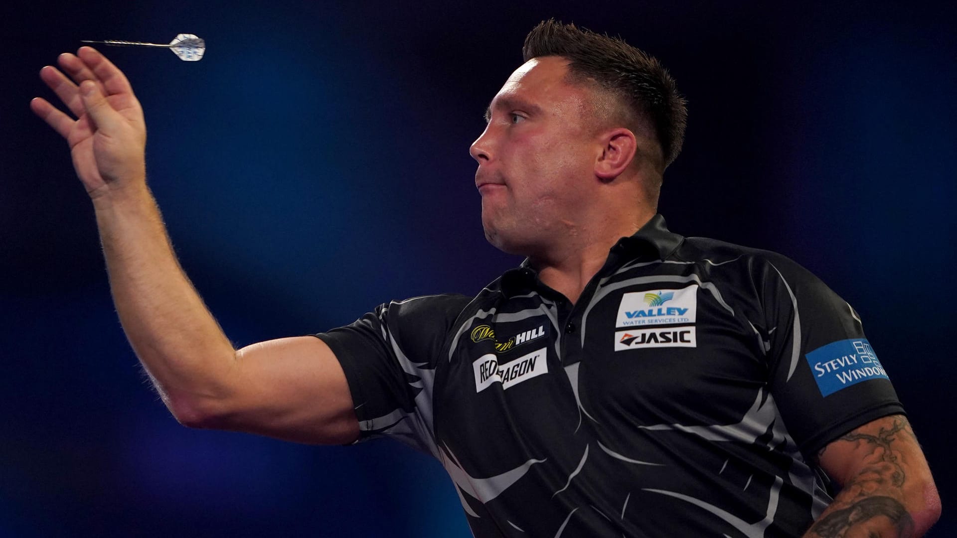 Hatte seine Nerven auf der Darts-Bühne nicht im Griff: Gerwyn Price.