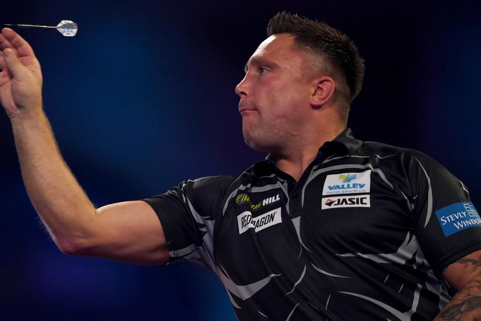 Hatte seine Nerven auf der Darts-Bühne nicht im Griff: Gerwyn Price.