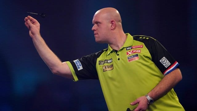 Michael van Gerwen möchte erneut Darts-Weltmeister werden.