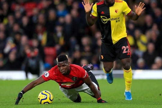 Muss wohl am rechten Fuß operiert werden: Paul Pogba von Manchester United.