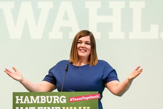 Grünen-Spitzenkandidatin Katharina Fegebank: "Grün-Rot ist eindeutig mein Favorit.