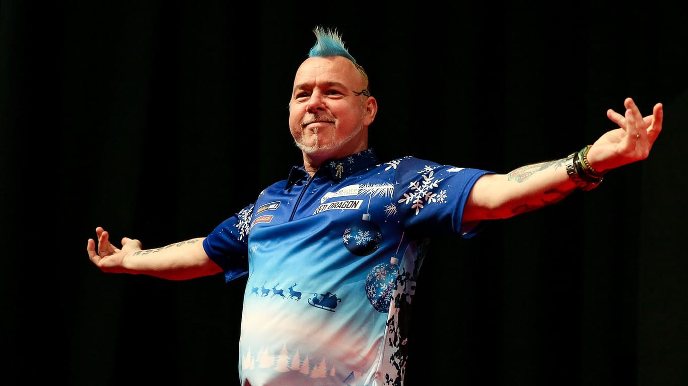 Peter Wright: Mit 49 Jahren krönte er sich erstmals zum Darts-Weltmeister.