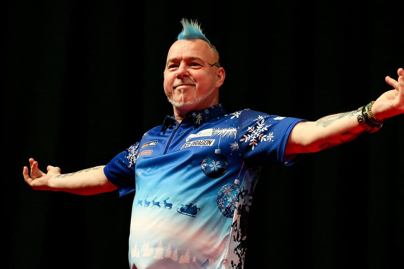 Peter Wright: Mit 49 Jahren krönte er sich erstmals zum Darts-Weltmeister.