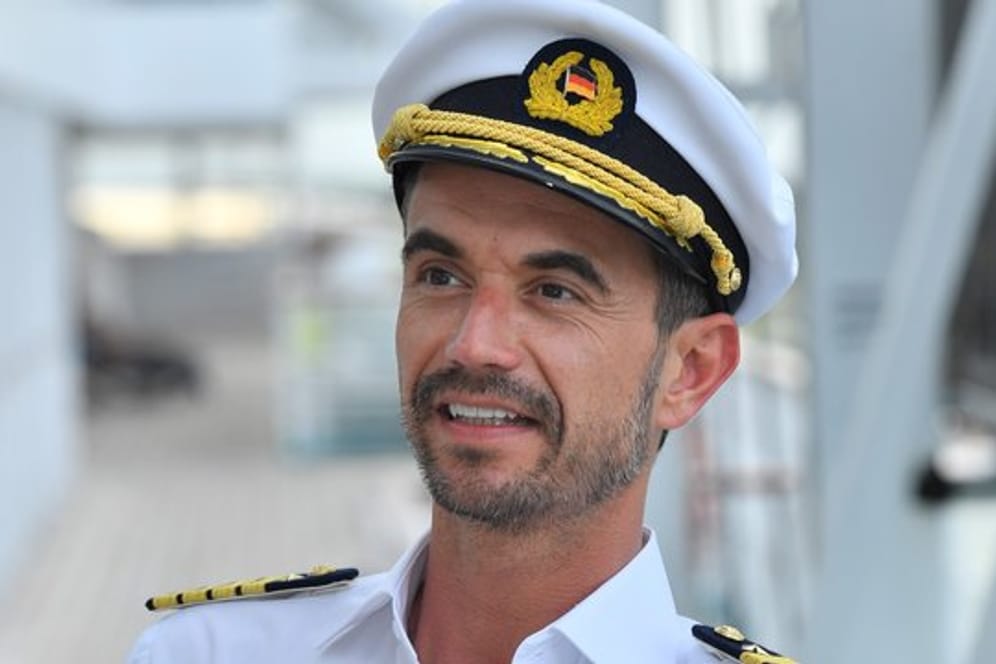 Florian Silbereisen stach als Kapitän Max Parger mit dem "Traumschiff" in See.