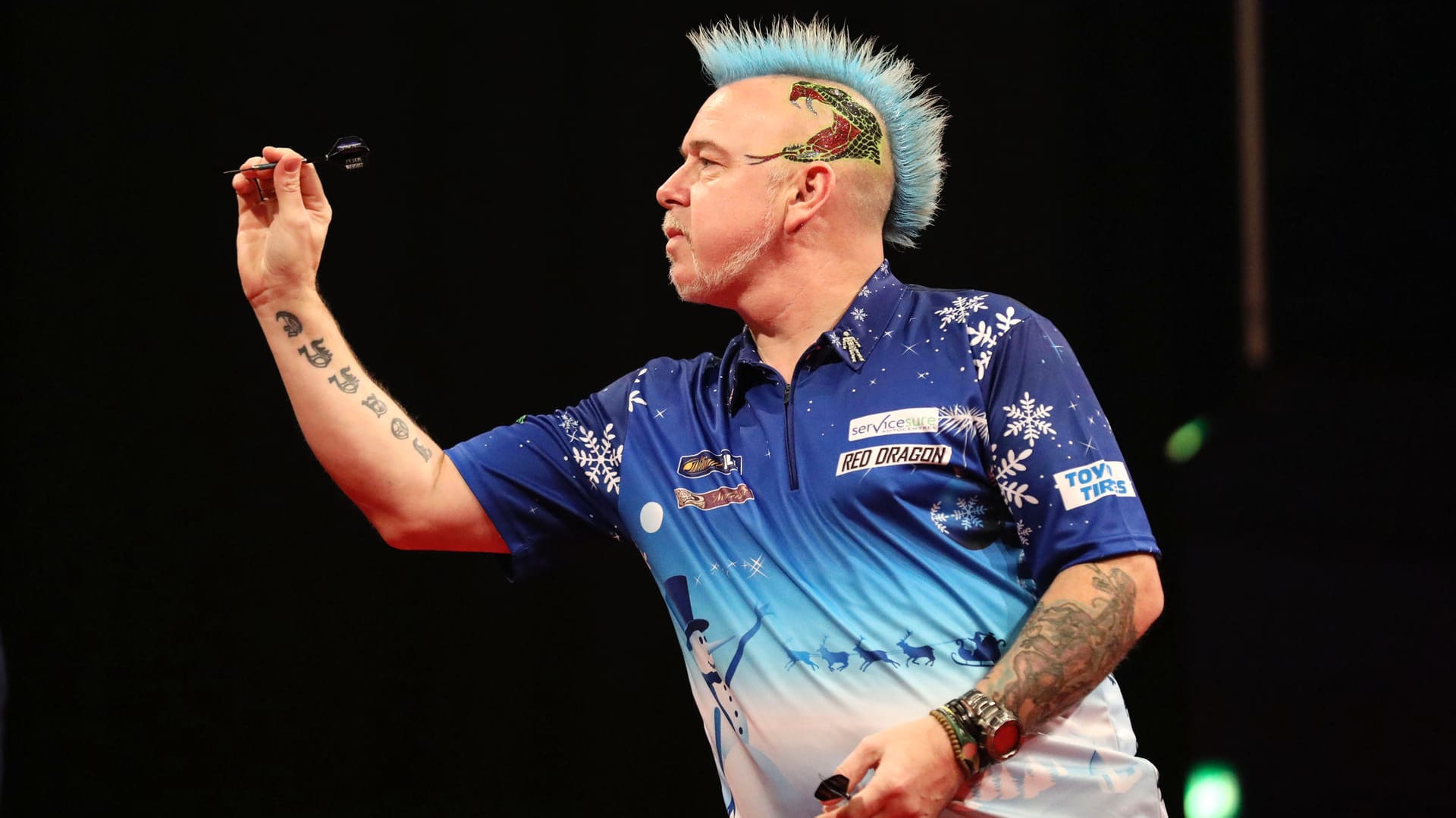 Peter Wright: Der Paradiesvogel der Darts-Welt kommt aus ärmlichen Verhältnissen.