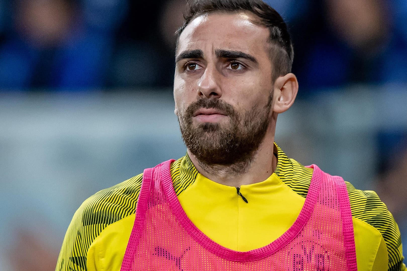 Paco Alcacer vom BVB mit traurigem Gesichtsausdruck: Der Spanier fühlt sich schon lange nicht mehr willkommen bei der Borussia.