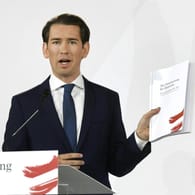 ÖVP-Chef Sebastian Kurz: In Wien stellt er das Regierungsprogramm der grün-türkisen Koalition vor.
