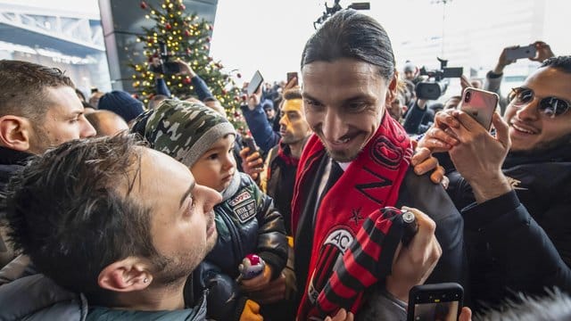 Der Held der Milan-Fans: Zlatan Ibrahimovic.