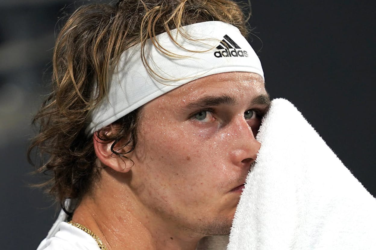 Alexander Zverev: Das deutsche Tennis-Ass hat wieder einmal die Nerven verloren.