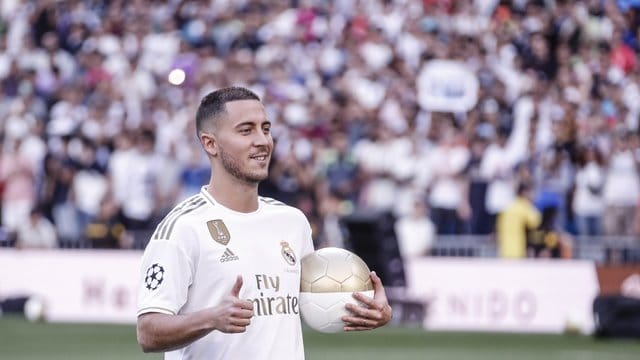 Real Madrids Eden Hazard wird nicht mit nach Saudi-Arabien reisen. Real Madrids Eden Hazard wird nicht mit nach Saudi-Arabien reisen.