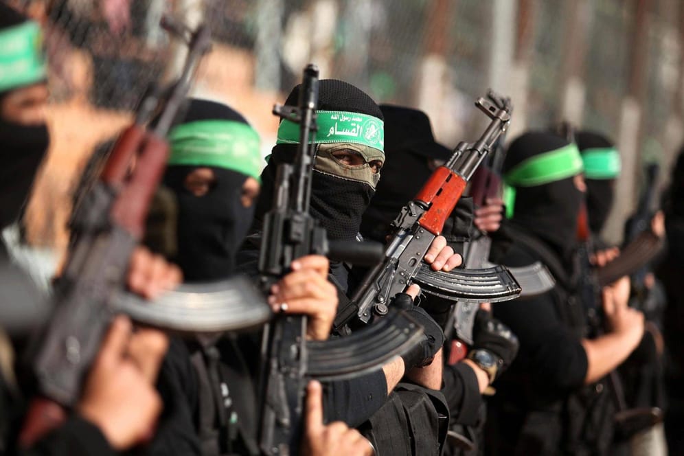 Bewaffnete Kämpfer der Hamas: Der Iran unterstützt die Islamisten im Gazastreifen.