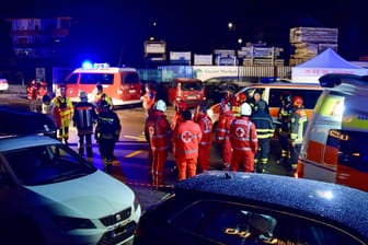 Unfallstelle in Luttach: Rund 160 Rettungskräfte waren in der Nacht im Einsatz.