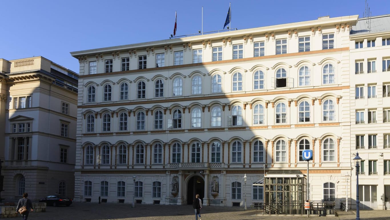 Das Außenministerium in Wien: Die Behörde erkannte den Angriff rechtzeitig und konnte sich wehren. (Archivbild)