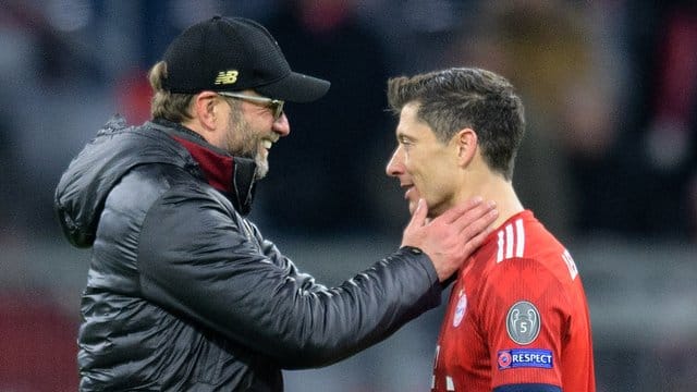 Jürgen Klopp war von 2008 bis 2015 Trainer von Robert Lewandowski beim BVB. Jürgen Klopp war von 2008 bis 2015 Trainer von Robert Lewandowski beim BVB.