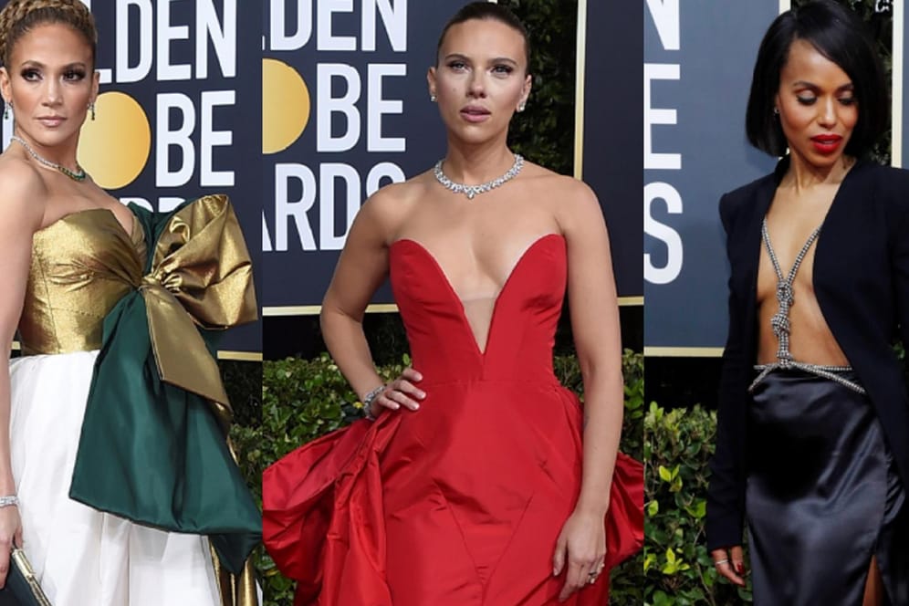 Stars bei den Golden Globes: Jennifer Lopez, Scarlett Johansson und Kerry Washington.