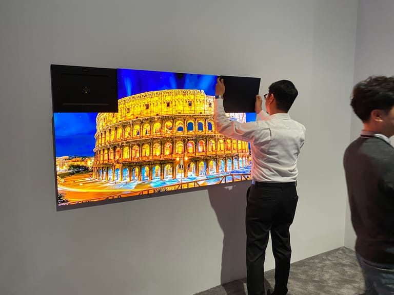 Samsungs Micro-LED-Technik erlaubt modulare TV-Geräte