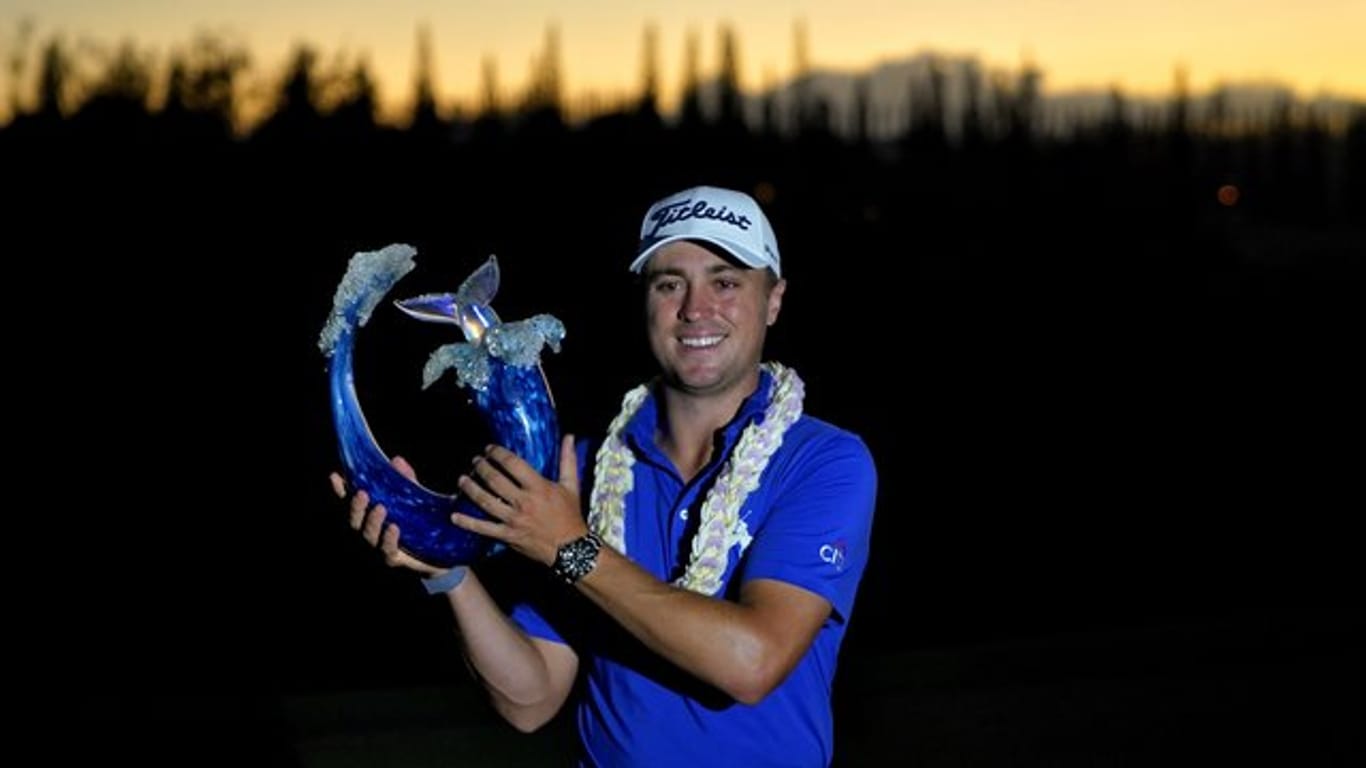 Golfprofi Justin Thomas gewann erneut das Jahres-Auftaktturnier auf Hawaii.