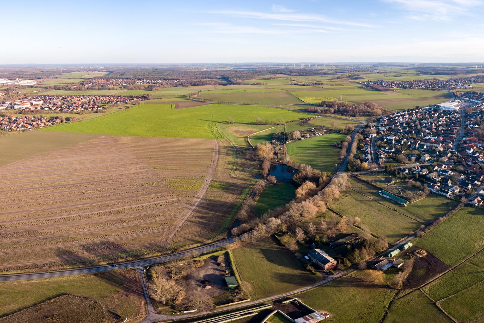 Künftiges Baugebiet Sonnenkamp: Tausende Wohneinheiten sollen hier ab Januar entstehen.