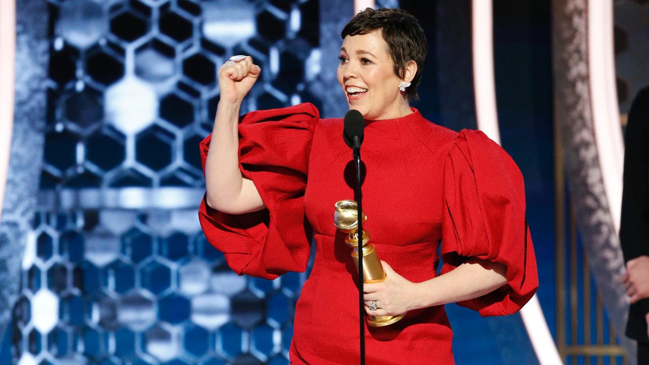 Olivia Colman: Die Schauspielerin gewann einen Golden Globe für ihre Rolle als Queen Elizabeth II. in "The Crown".