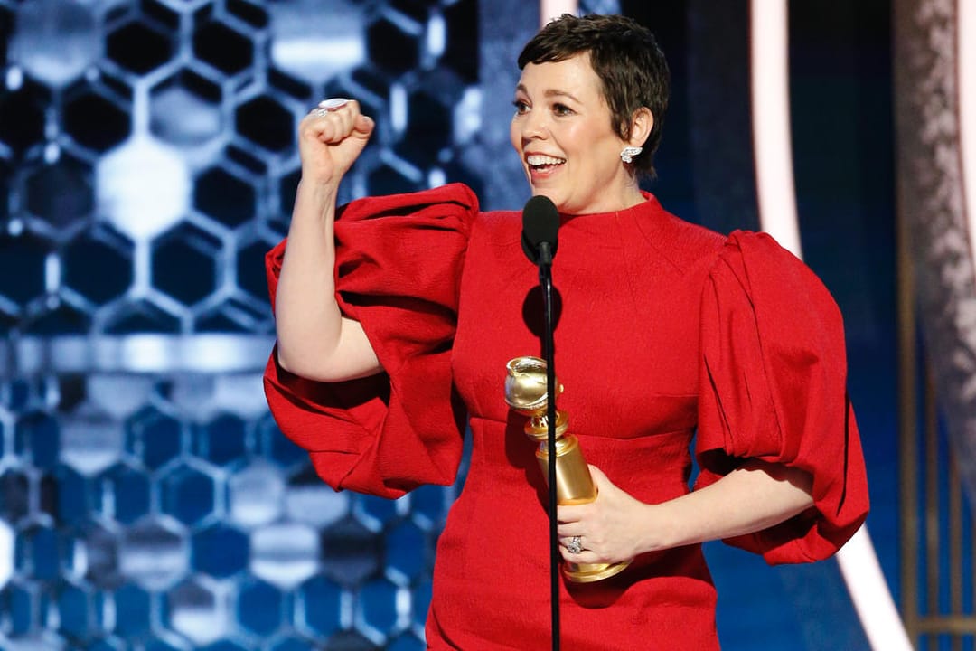 Olivia Colman: Die Schauspielerin gewann einen Golden Globe für ihre Rolle als Queen Elizabeth II. in "The Crown".