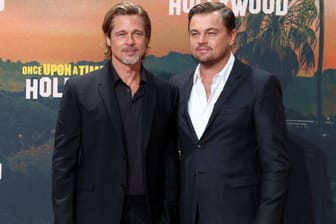 Brad Pitt und Leonardo DiCaprio: Für"Once upon a time in Hollywood" waren beide nominiert, Pitt als Nebendarsteller, DiCaprio als Bester Hauptdarsteller bei den Golden Globes