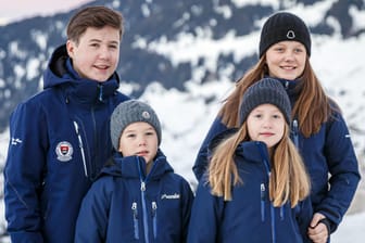 Die Kronprinzenkinder: Prinz Vincent, Prinzessin Josephine, Prinz Christian und Prinzessin Isabella besuchen in den kommenden Wochen eine Schule in der Schweiz.