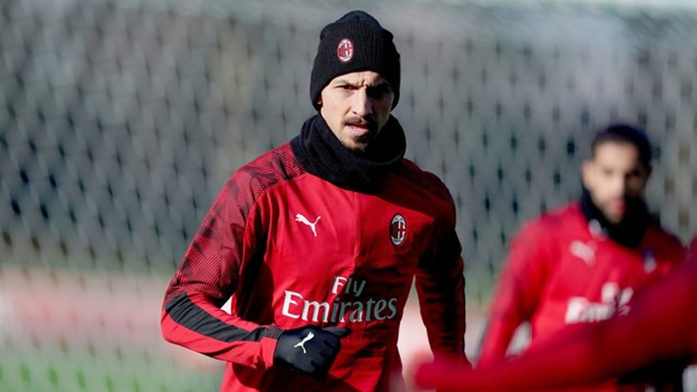 Konnte seinen Einstand beim AC Mailand nicht mit einem Tor kronen: Rückkehrer Zlatan Ibrahimovic.