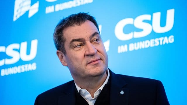 Markus Söder beim Auftakt der Winterklausur der CSU-Landesgruppe im Kloster Seeon. Markus Söder beim Auftakt der Winterklausur der CSU-Landesgruppe im Kloster Seeon.