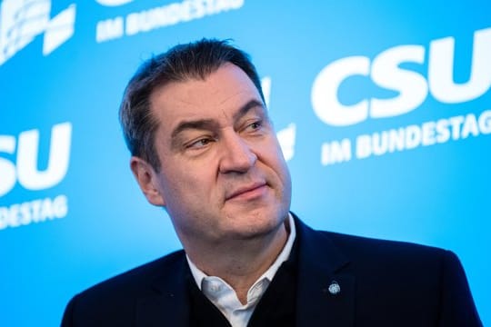 Markus Söder beim Auftakt der Winterklausur der CSU-Landesgruppe im Kloster Seeon.