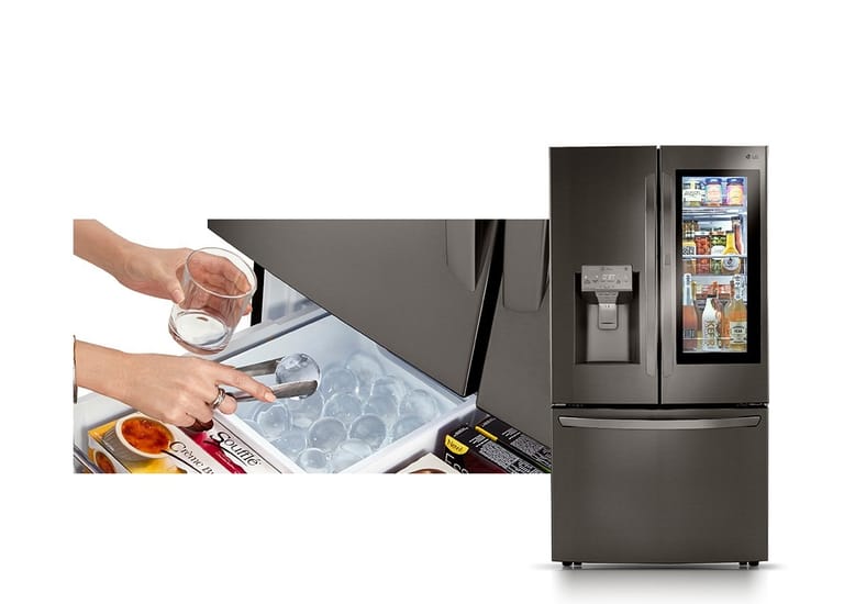 LGs Insta-View-Kühlschrank mit "Craft Ice"