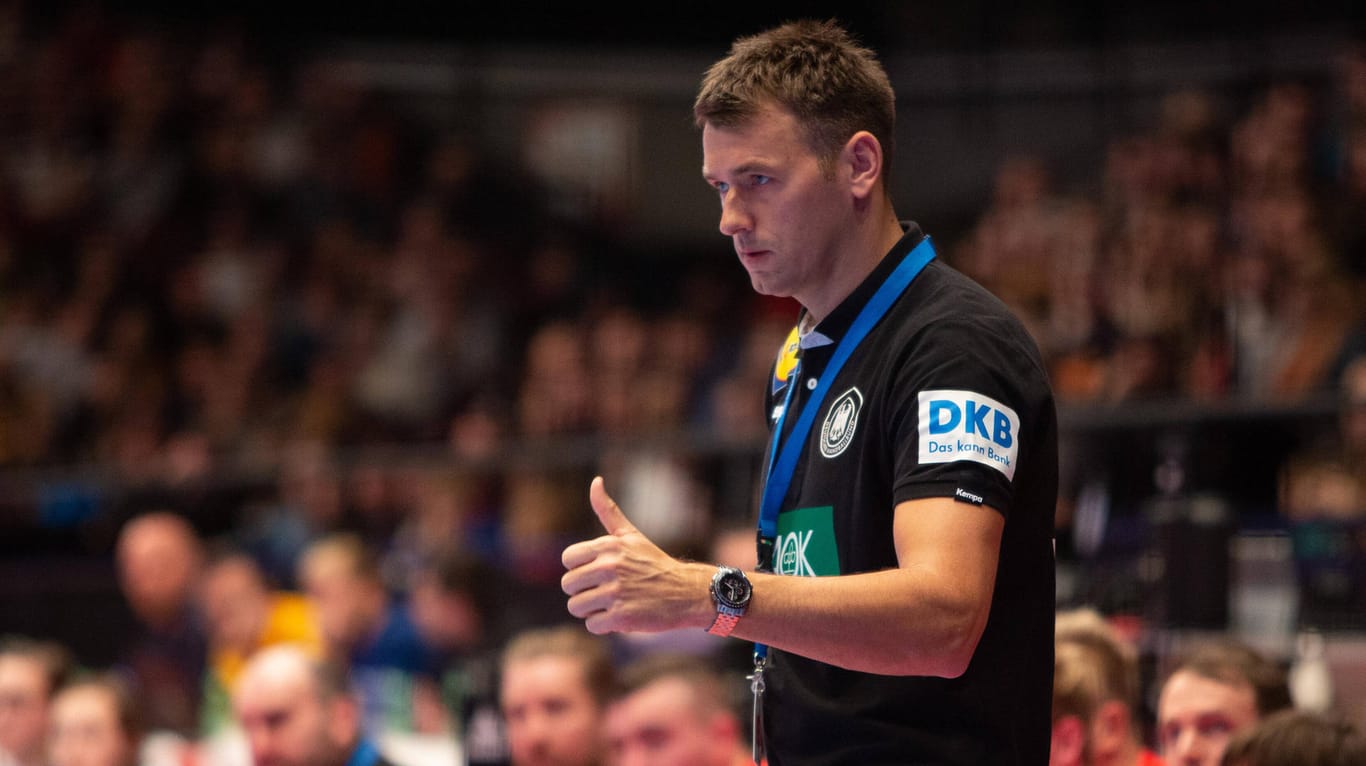 Muss vor dem Start der Europameisterschaft noch einen Spieler streichen: Der Trainer der deutschen Handball-Nationalmannschaft Christian Prokop.