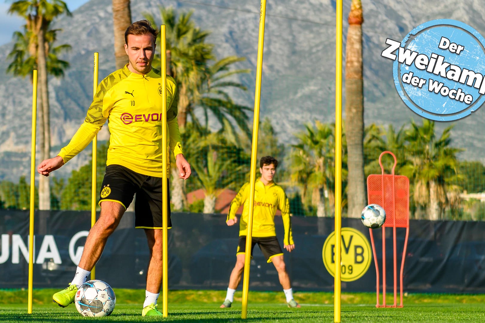 Mario Götze im BVB-Trainingslager in Marbella. Es wird wohl seine letzte Vorbereitung mit den Dortmundern.