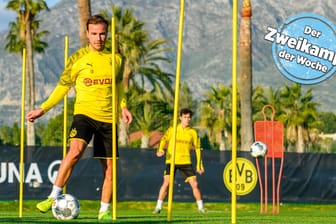 Mario Götze im BVB-Trainingslager in Marbella. Es wird wohl seine letzte Vorbereitung mit den Dortmundern.