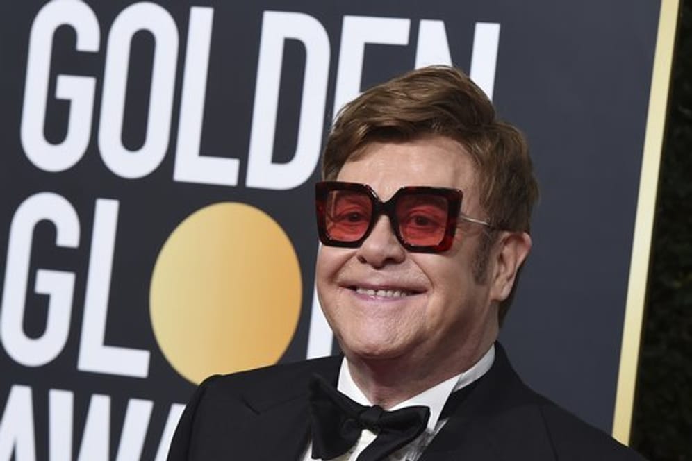 Elton John bei der Golden Globe Verrleihung.