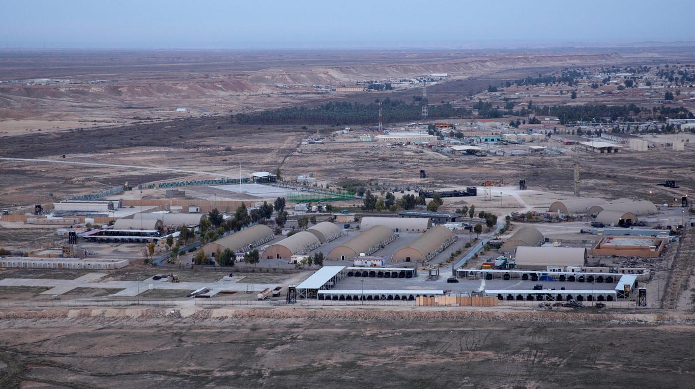 Luftwaffenbasis Ain al-Asad im Irak (Archivbild): Hier sind auch US-Soldaten stationiert.
