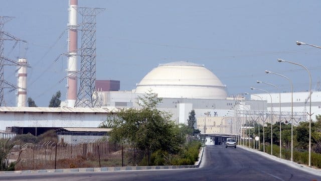Das Atomkraftwerk Buschehr im Süden Irans.