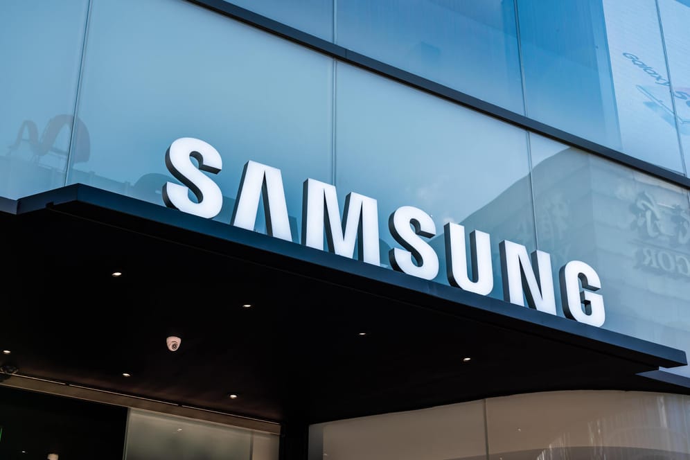 Samsung-Logo: Das Unternehmen gehört zu den größten Smartphoneherstellern weltweit.