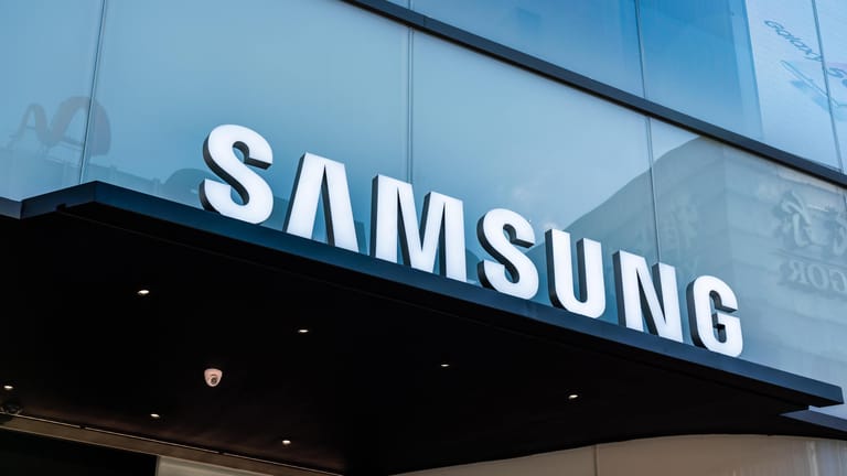 Samsung-Logo: Das Unternehmen gehört zu den größten Smartphoneherstellern weltweit.
