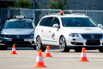 Autonom fahrende Fahrzeuge sind in Deutschland derzeit noch in der Testphase.