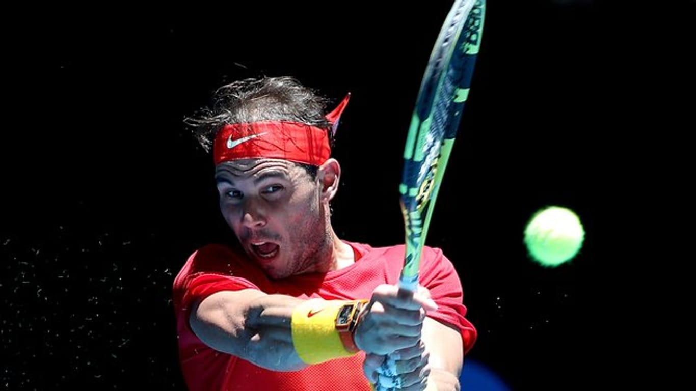 Rafael Nadal trifft im Viertelfinale des ATP Cups mit Spanien auf Belgien.