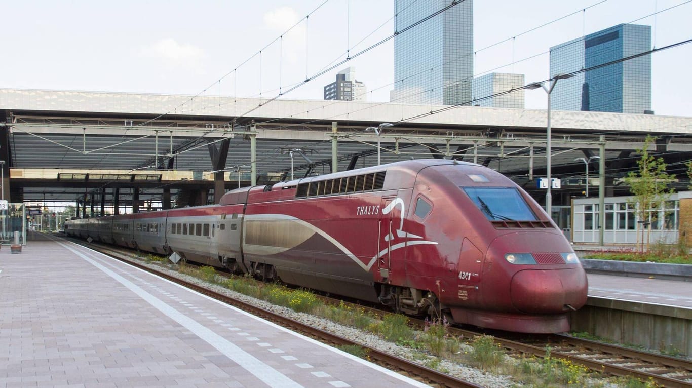 Ein Thalys Schnellzug in Rotterdam: 2015 hatte es einen Anschlagsversuch in einem der Züge gegeben.